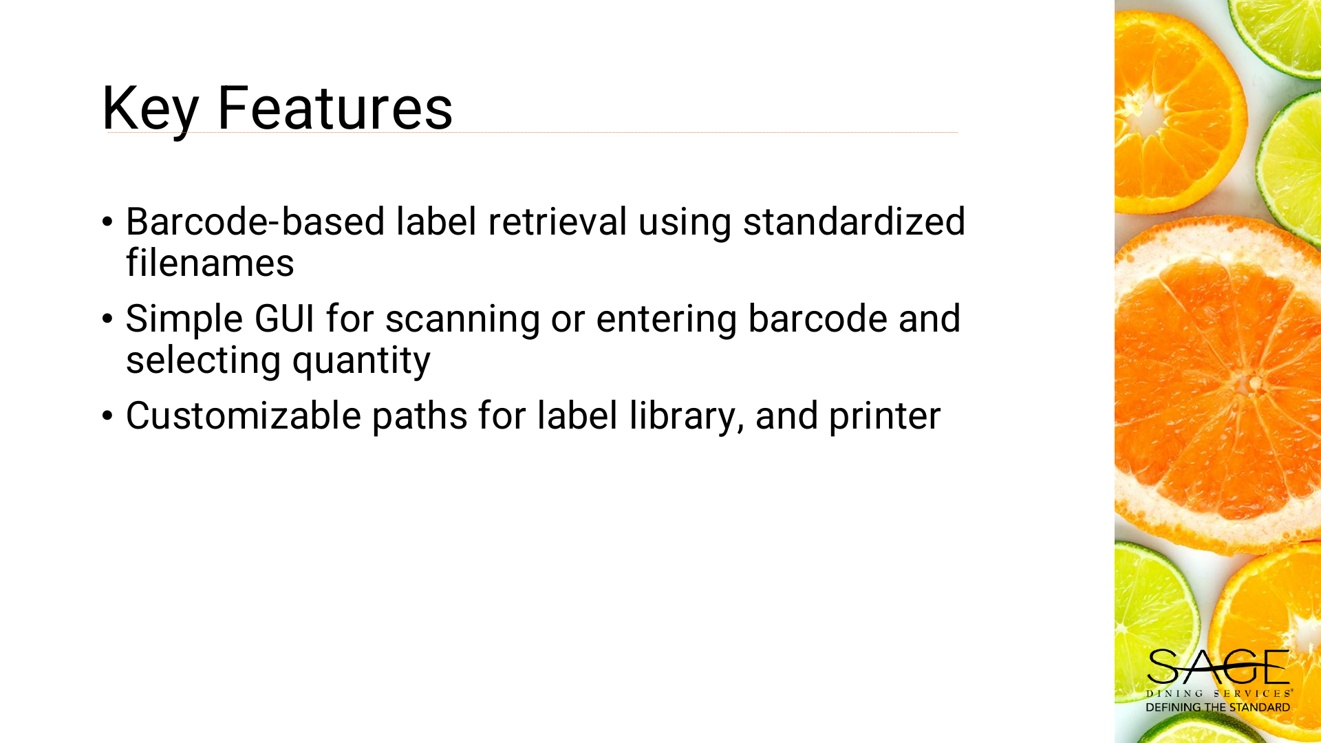 Label Program Presentation, page 3